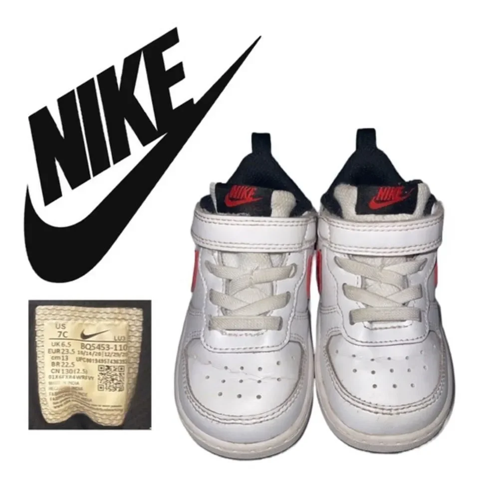Nike Court Borough 2 Low (White) - BQ5453-110 -‎ Size 7C
